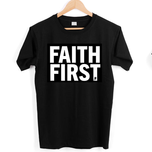 FAITH FIRST black tee